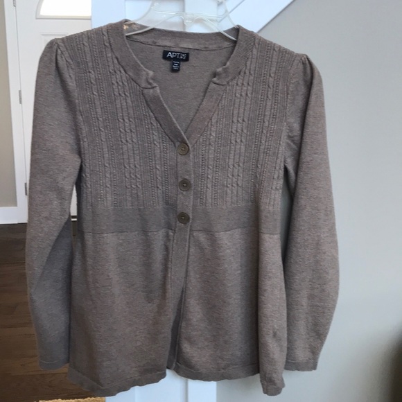 Apt. 9 Sweaters - Apt. 9 cable cardi